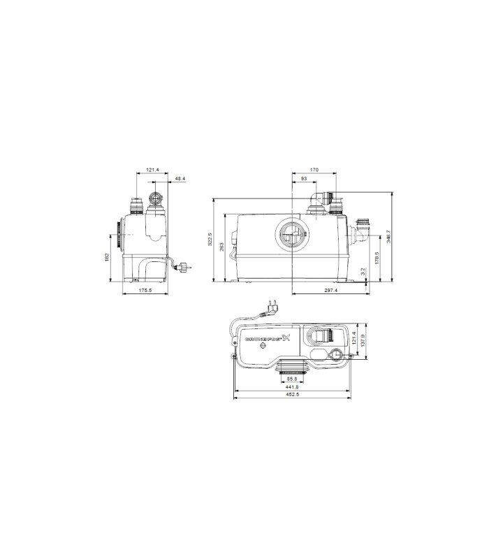 Помпа SOLOLIFT2 WC - 1