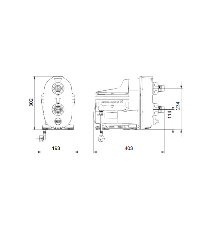 Помпа SCALA2 3-45 A (Akccde) 230V