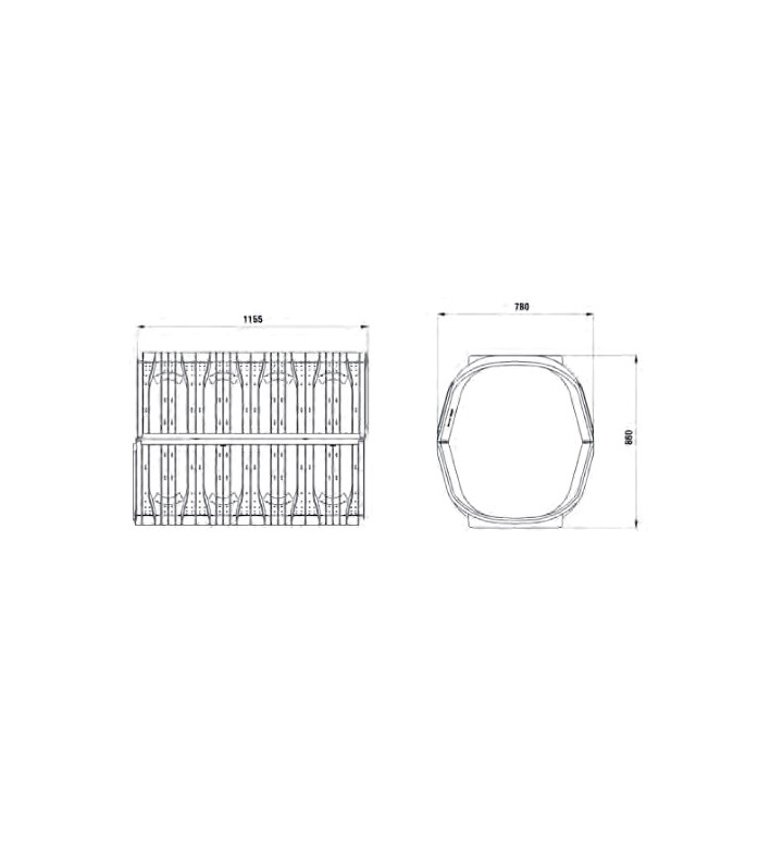 Инфилтриращ тунел DRAINFIX TWIN 1/1