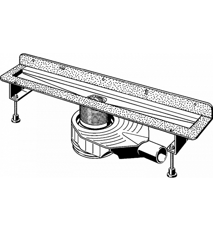 Viega Advantix Basic душ канал към стена 1200 mm