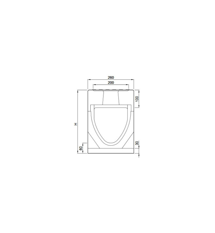 Канал за отводняване Monoblock