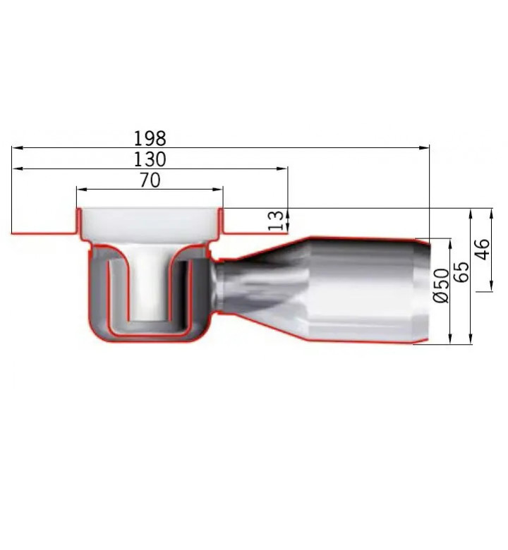 Душ канал ACO Showerdrain C, L1085