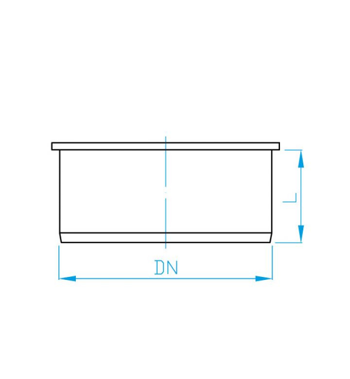 Тапа канализационна PP ф 110 mm