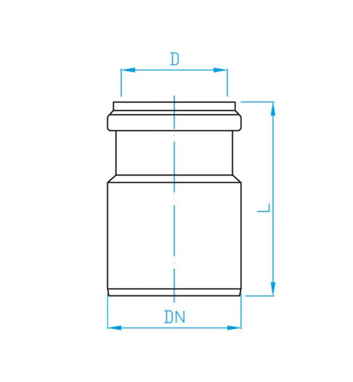 Намалител канализационен PP ф 160 / 110 mm