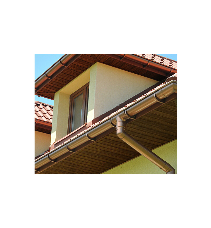 Обшивка за стрехи панел 3 m кафяв SOFFIT