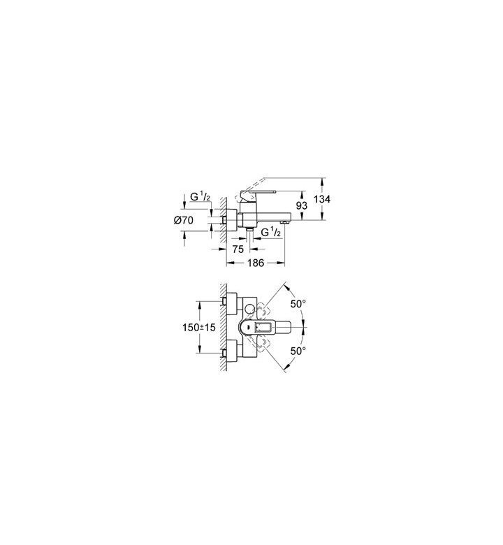 Смесител едноръкохватков Quadra