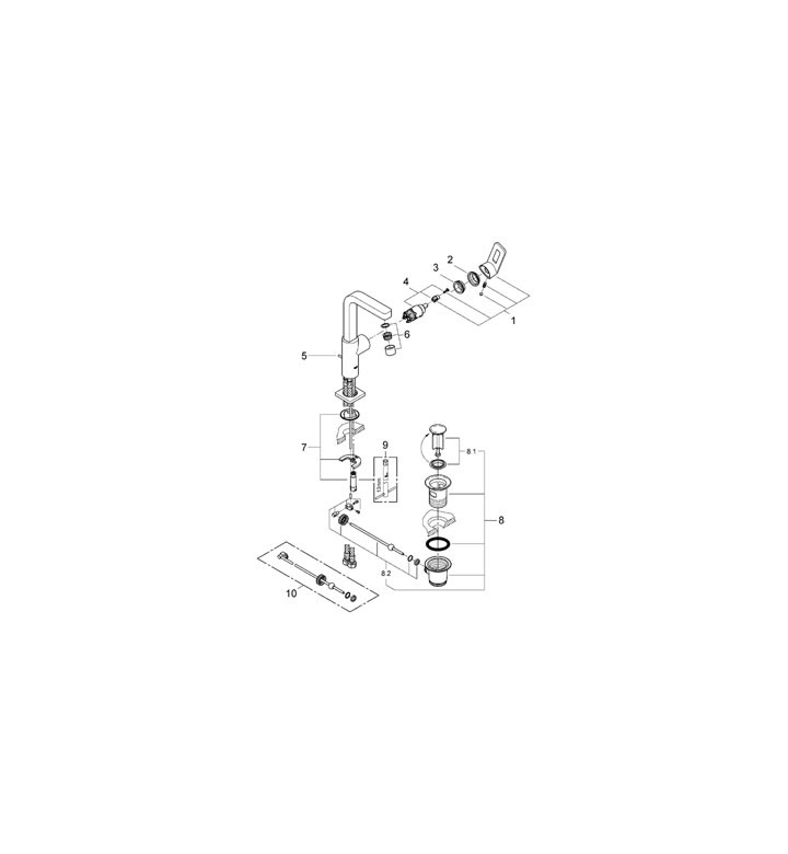 Смесител едноръкохватков Quadra