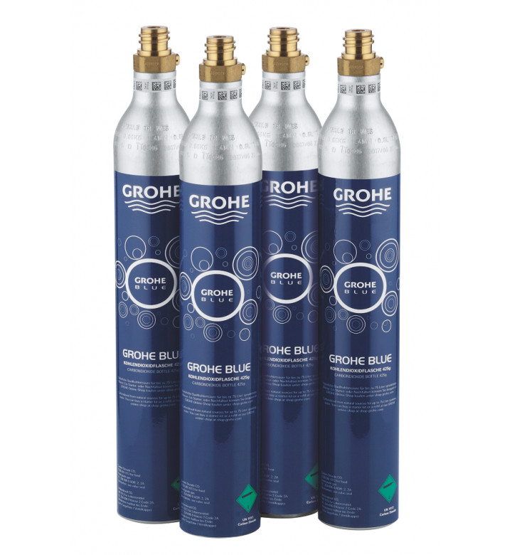 CO2 Бутилки GROHE Blue Starter kit, 4 x 425 g