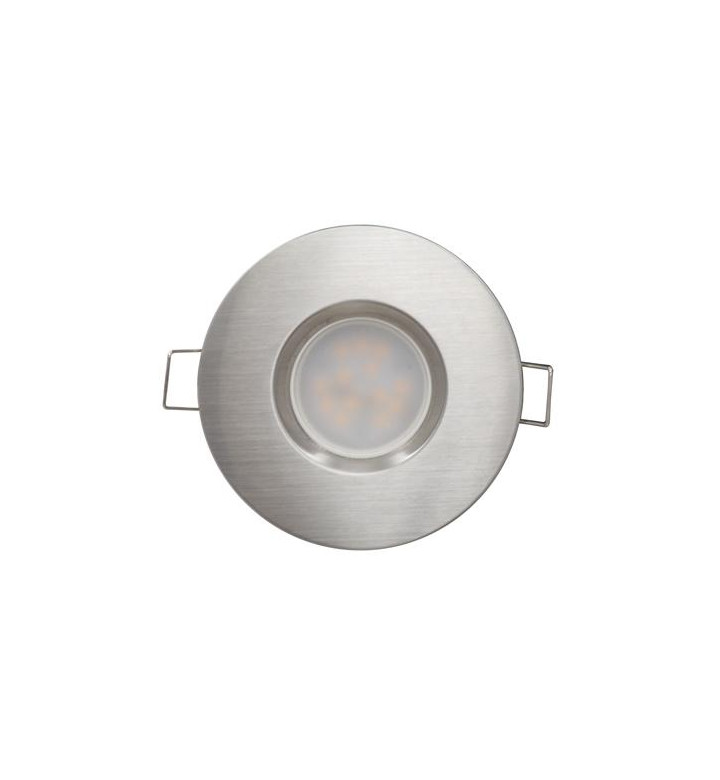 LED луна, 6.5W, IP44, 2700K, 220V, сатен никел