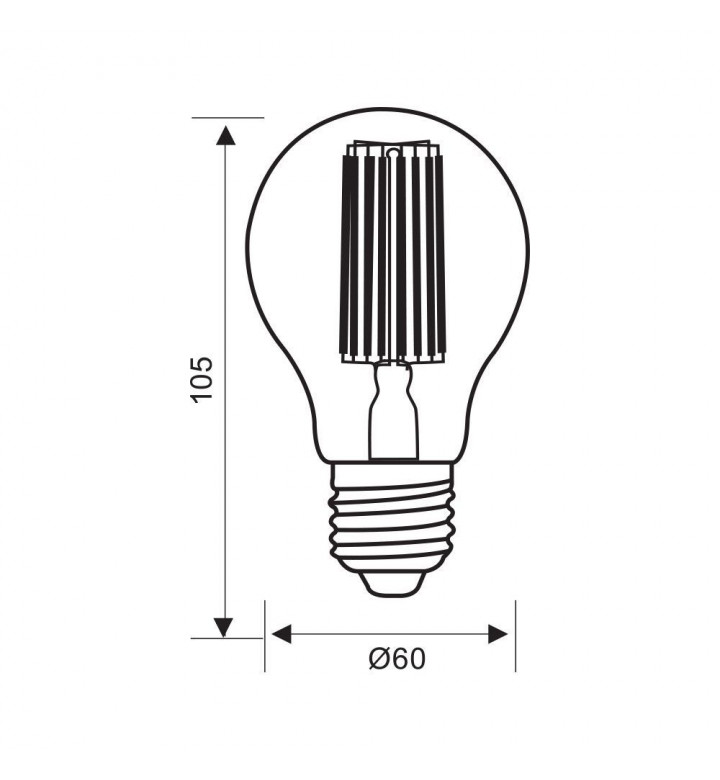 LED филамент, 14W, E27, 4000K, FLICK PREMIUM