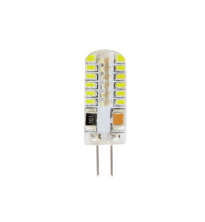 LED крушка, G4, 3W, 2700K, 220V, силикон