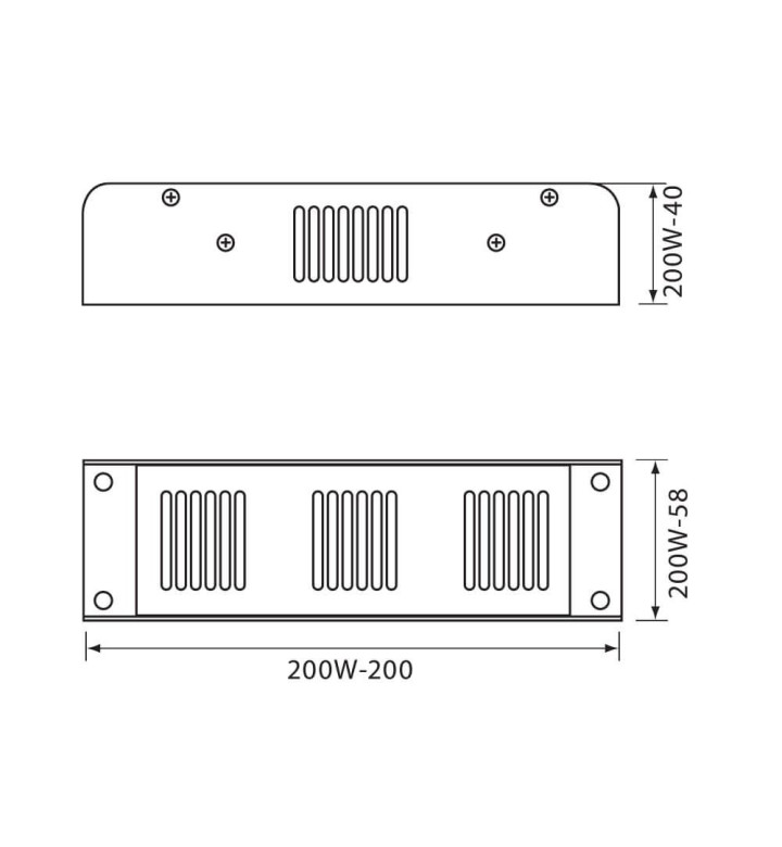 LED захранване, 0-60W, SMPD, 100-240V