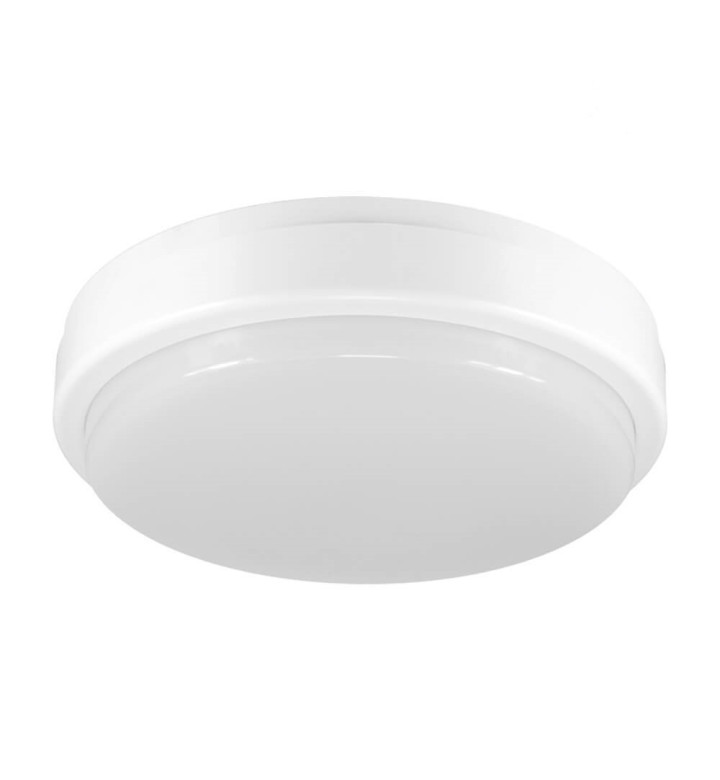 Плафониера ELLIS/R LED, 12W, WH CL 4000K, IP 54