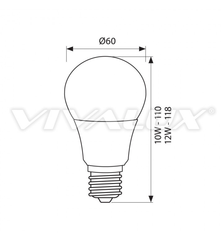 Диодна лампа LOKO LED - LOL LED 10W/E27/3000K