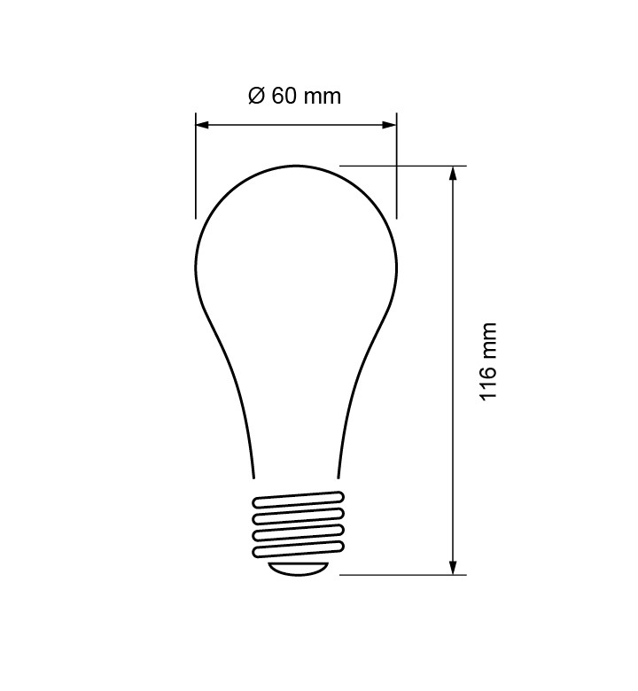 Крушка LED LBB142742 неутрална E27 14W