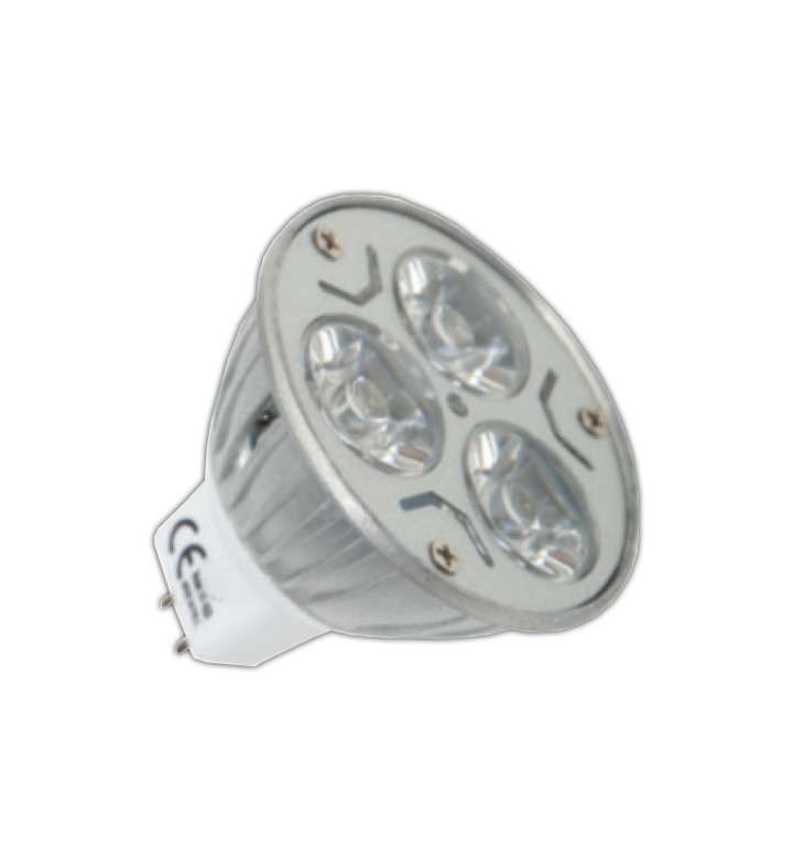 Крушка LED MR16/3, 1W, 12V топло бяла