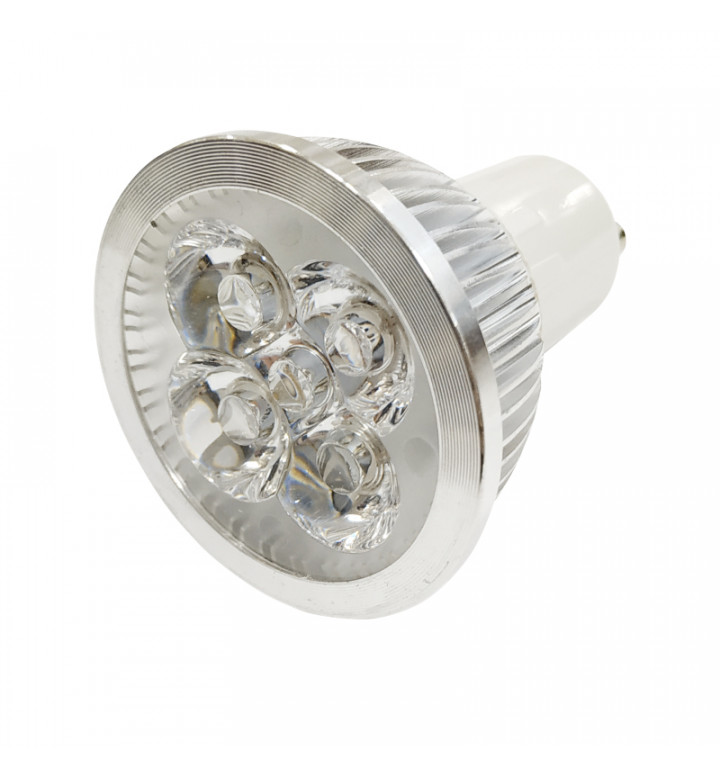 Крушка LED GU10/3, 1W, 220V топло бяла