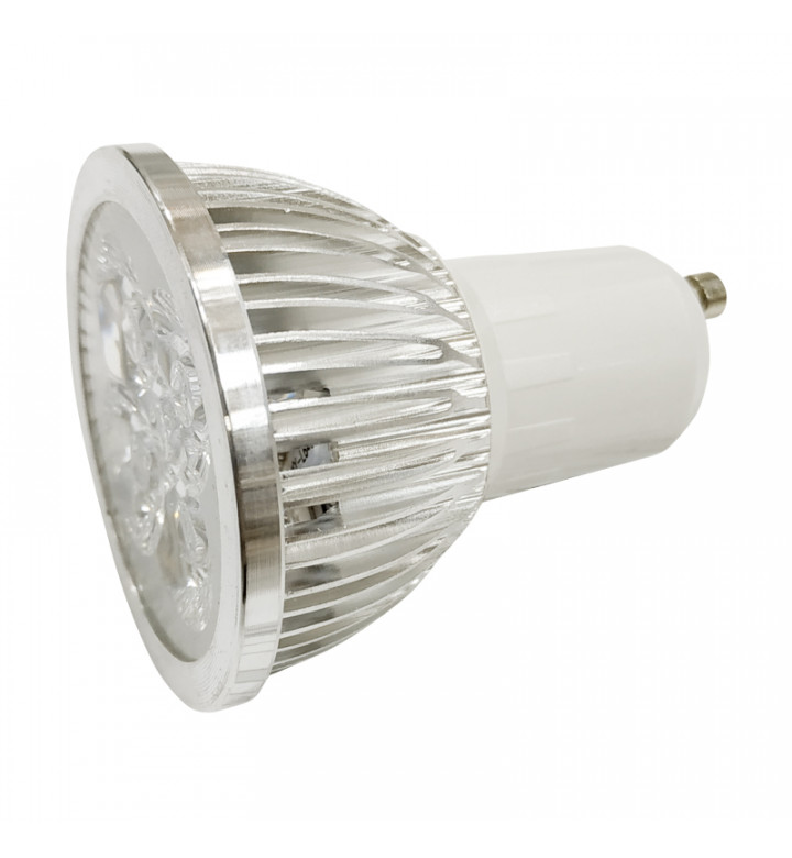 Крушка LED GU10/3, 1W, 220V топло бяла