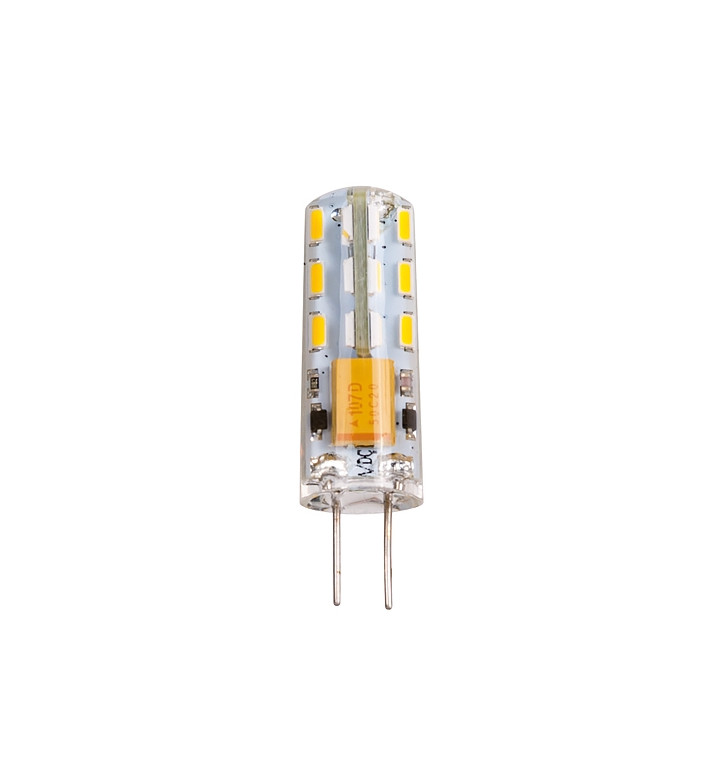 LED Лампа 2W/G4/4200K/12V DC неутрална светлина SMD3014 - 2 бр.