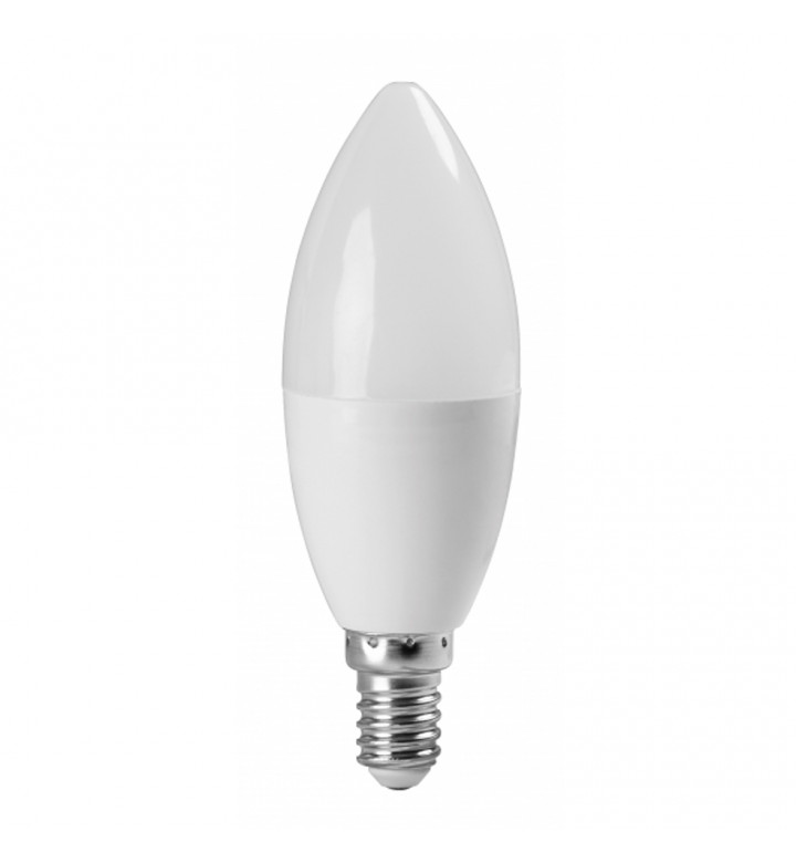 LED крушка, конусовидна, 7W, E14, 2700K